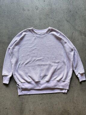 aerie - Lavender Crewneck Oversized Sweater - XS